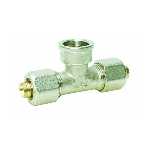 APE Тройник обжимной APE с ВР 1/2" х 16