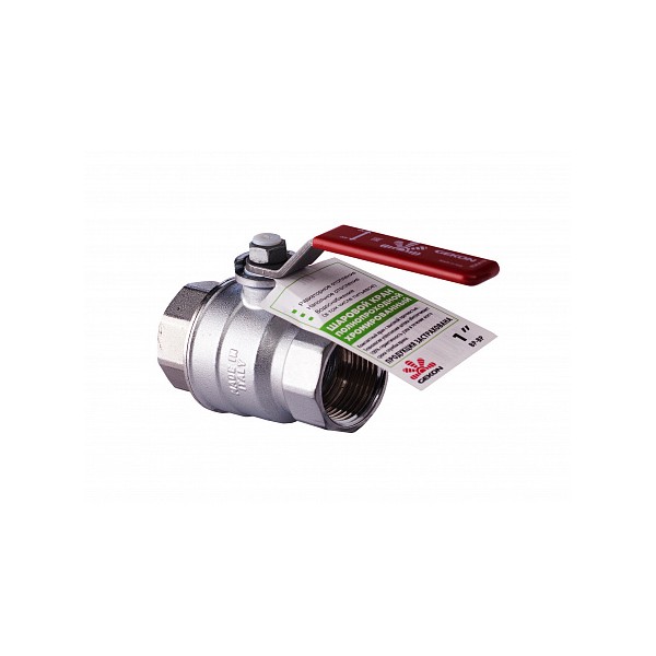Gekon Кран шаровой хромированный Gekon ВВ 1 1/2", ручка-рычаг