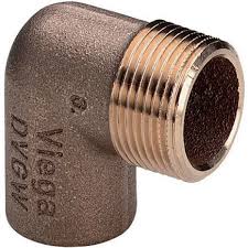 Viega Угол 90° Viega НВ 1" х1" бронза