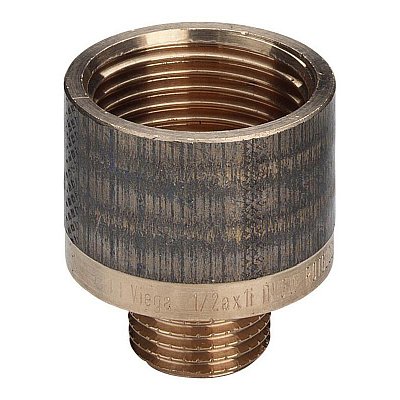 Viega Переходник круглый Viega НВ 1/2" x 3/4" бронза