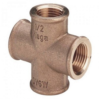 Viega Крестовина Viega В 3/4" бронза