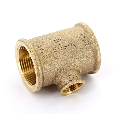 Viega Тройник Viega В 1" 1/4x1/2" x1" 1/4 бронза