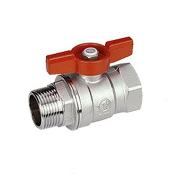 Giacomini Кран шаровой хромированный Giacomini R254D, 1", ВН, бабочка