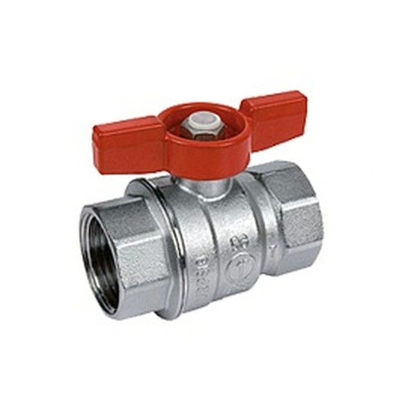 Giacomini Кран шаровой хромированный Giacomini R851, 1/4", ВВ, бабочка