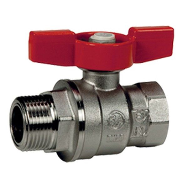 Giacomini Кран шаровой хромированный Giacomini R854, 3/4", ВН, бабочка