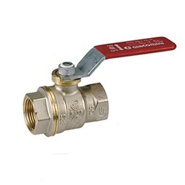 Giacomini Кран шаровой никелированный Giacomini R910, DADO, 3", ВВ, рычаг