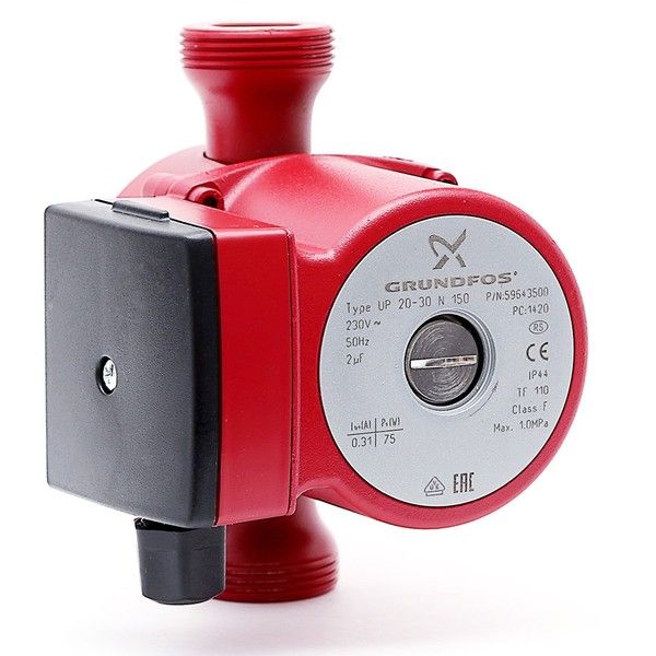 Grundfos Насос циркуляционный для ГВС Grundfos 20-30 N (корпус из нерж. стали)