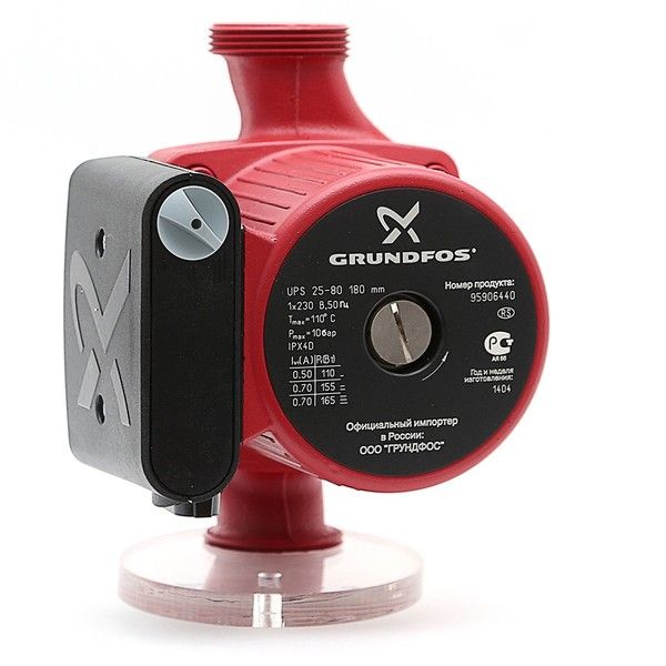 Grundfos Циркуляционный насос Grundfos UPS 25-80, 180 мм