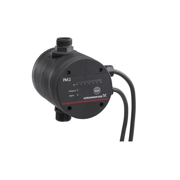 Grundfos Реле давления Grundfos PM 2 - 1,5-5, 10 А, 2-х полюсное, c защитой от "сухого хода" и индикацией текущего давления
