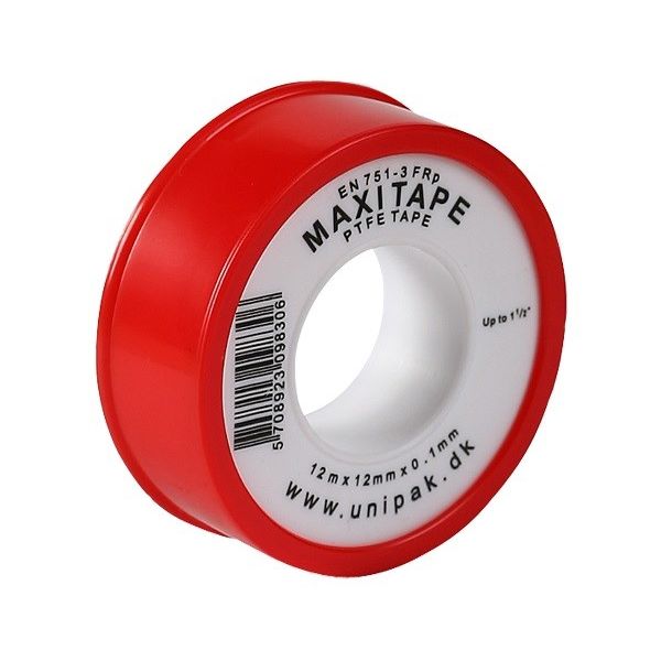UNIPAK Фум-лента MAXITAPE 13,2 м х 12 мм х 0,10 мм